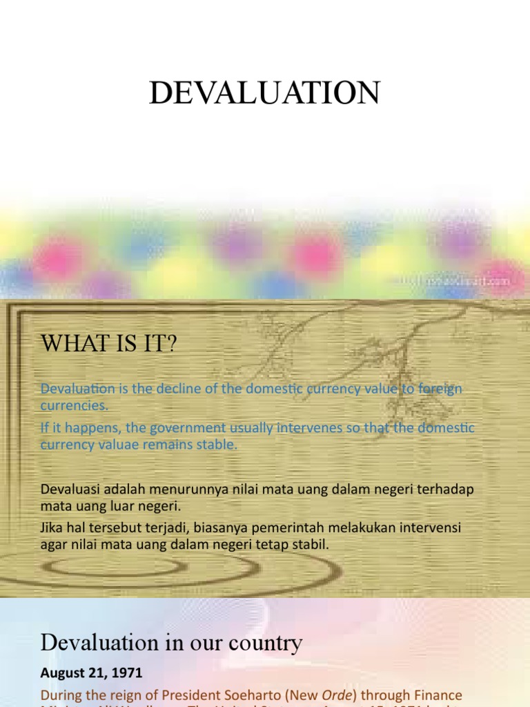 Devaluation | PDF