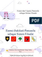 Esensi Dan Urgensi Pancasila Sebagai Sistem Filsafat