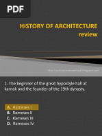 History of Architecture Review