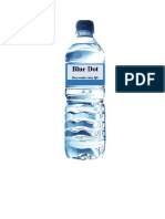 Blue Dot Mineral Water logo