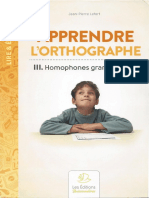 Nouvelle Méthode d'Orthographe v.3 - Homophones Grammaticaux