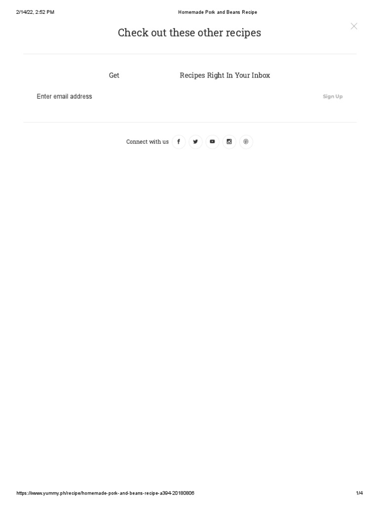 Pork and Beans PDF Steak Regional & Ethnic Food