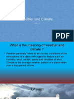 Weather and Climate