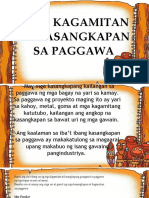 I.A.-Mga Kagamitan at Kasangkapan Sa Paggawa