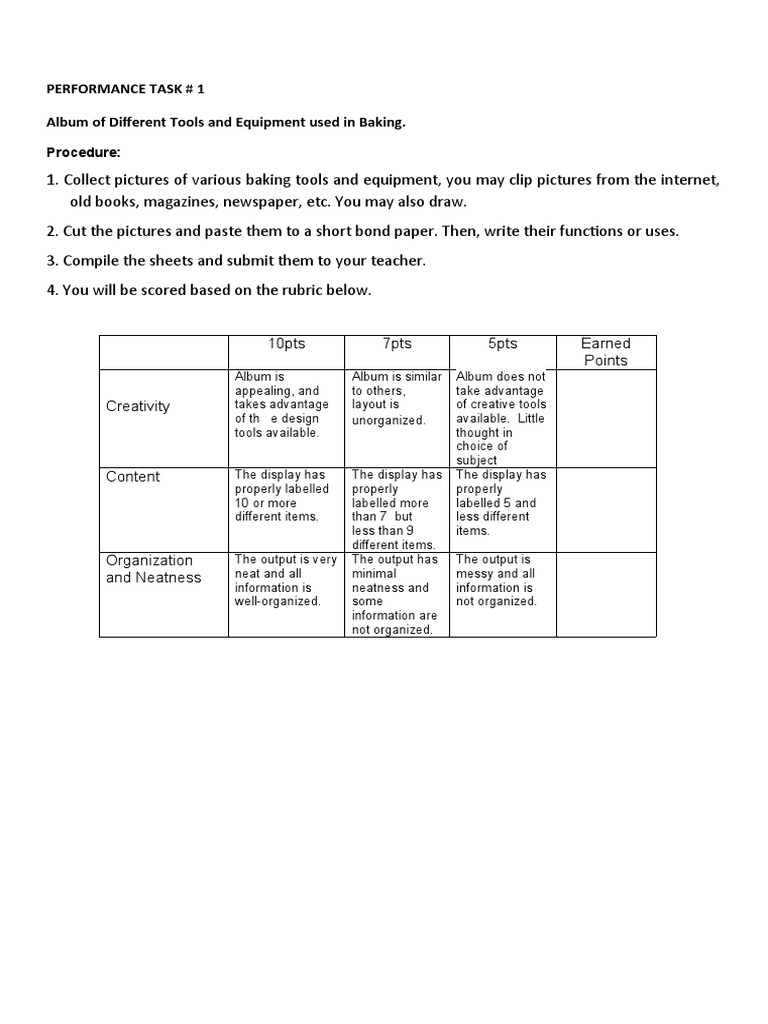 Activity Bread and Pastry PDF