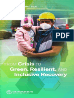 Crisis Green, Resilient, Inclusive Recovery: From TO AND