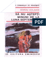 236. Sorin Holban - Sa Nu Astepti Minuni de La Luna Septembrie v1.0