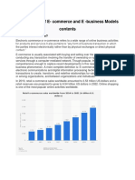 Fundamental of E-Commerce and E - Business Models