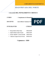 Caso Aplicativo - Complemento de Matematica - Riojas Gallardo Leslye Fiorella (Coordinador)