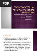 Download Tawa Tawa Tea PPT by Regg Flores SN55992251 doc pdf