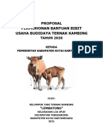 Proposal Kelompok Kambing Lembayung