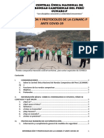 Información y Protocolos de La CUNARC P Ante El COVID 19