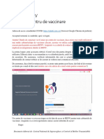 Manual de Utilizare RENV - Centru de Vaccinare