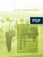 Initiatives For Stakeholders