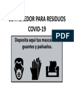 Contenedor Para Desechos Covid 19