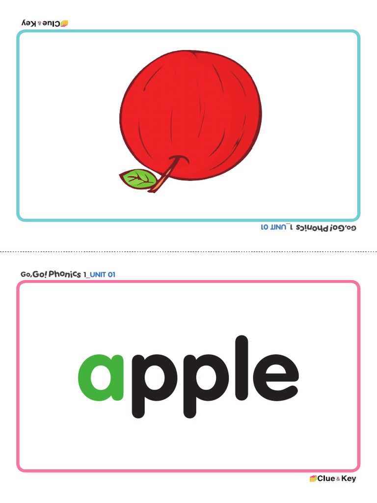 GoGo Phonics Flashcards PDF