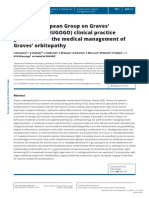The 2021 European Group On Graves' Orbitopathy (EUGOGO) Clinical Practice Guidelines For The Medical Management of Graves' Orbitopathy