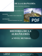 Historia de La Albañilería