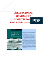 Álgebra Lineal - Castro