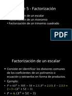 Factorizacion