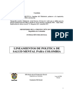 10. Lineamientos Politica de Salud Mental