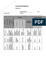 Matriz de Riesgo EVIDENCIA