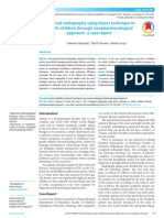 Periapical Radiography Using Bisect Technique in Autistic Children Through Nonpharmacological Approach (Case Report)