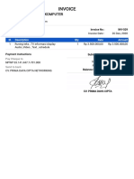 Invoice INV 029