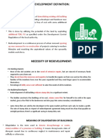 Redevelopment Definition:: Demolishing Existing Old Building and Reconstructing It