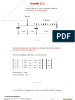 Example 21.2 Stiffness Method Beam 3 Nodes