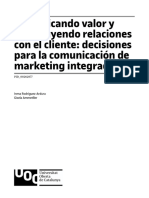 04 - Comunicando Valor y Construyendo Relaciones Con El Cliente: Decisiones para La Comunicación de Marketing Integrada