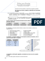 Ficha Geografia 9 Ano Crescimento Economico e Desenvolvimento Humano2