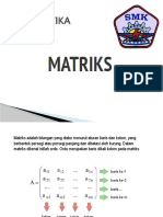 Matriks (traspose, kesamaan, penjumlahan dan pengurangan matriks)