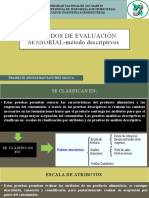 Métodos de Evaluación Sensorial-método Descriptivos