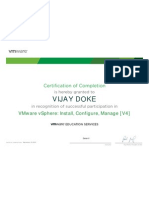 VCP Certificate SAMPLE