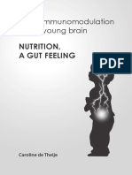 Nutrition, A Gut Feeling: Neuroimmunomodulation of The Young Brain