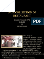 Data Collection of Restaurant