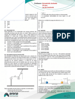 Lista 1 - 3º Ano - Lei de Coulomb - Prof Ormezindo