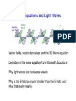 Maxwell's Equations and Light Waves