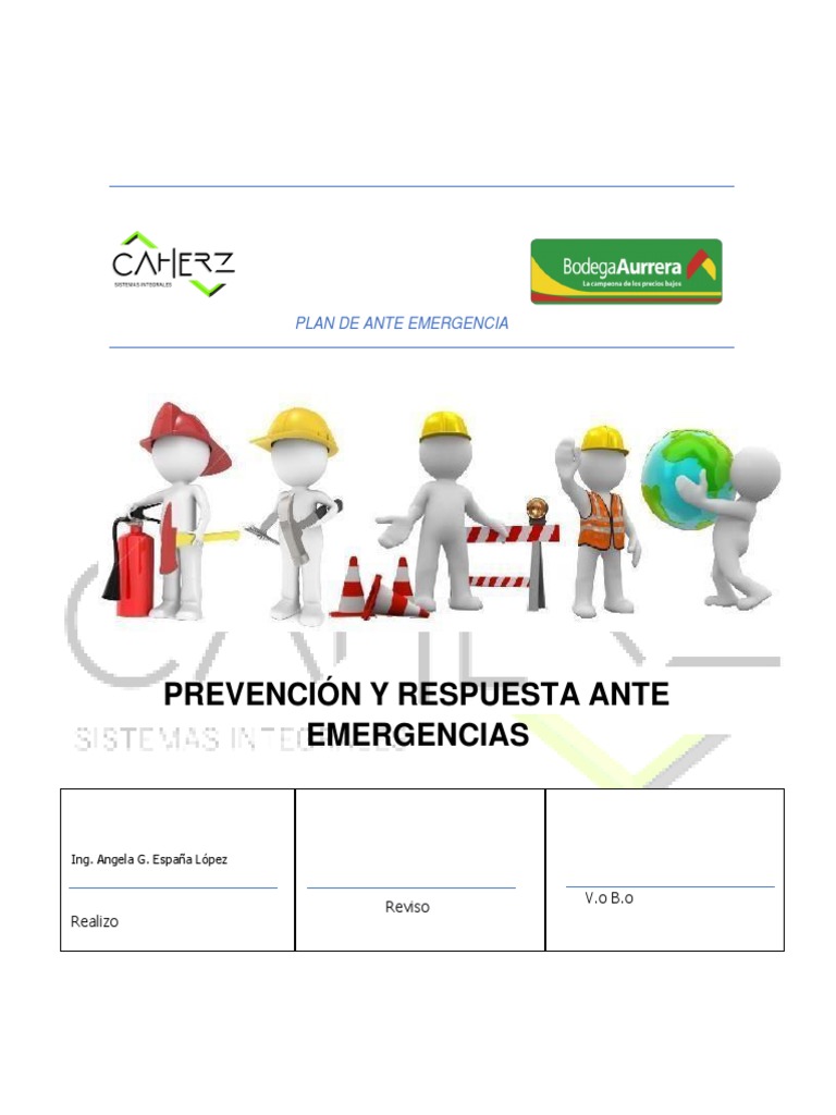 Plan de Emergencia | PDF | Primeros auxilios | Lesión