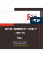 Tutoría 1 Seguimiento Control de Proyectos GPV 55