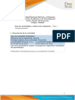 Guia de Actividades y Rúbrica de Evaluación-Unidad 1 - Fase 1 - Conceptualización