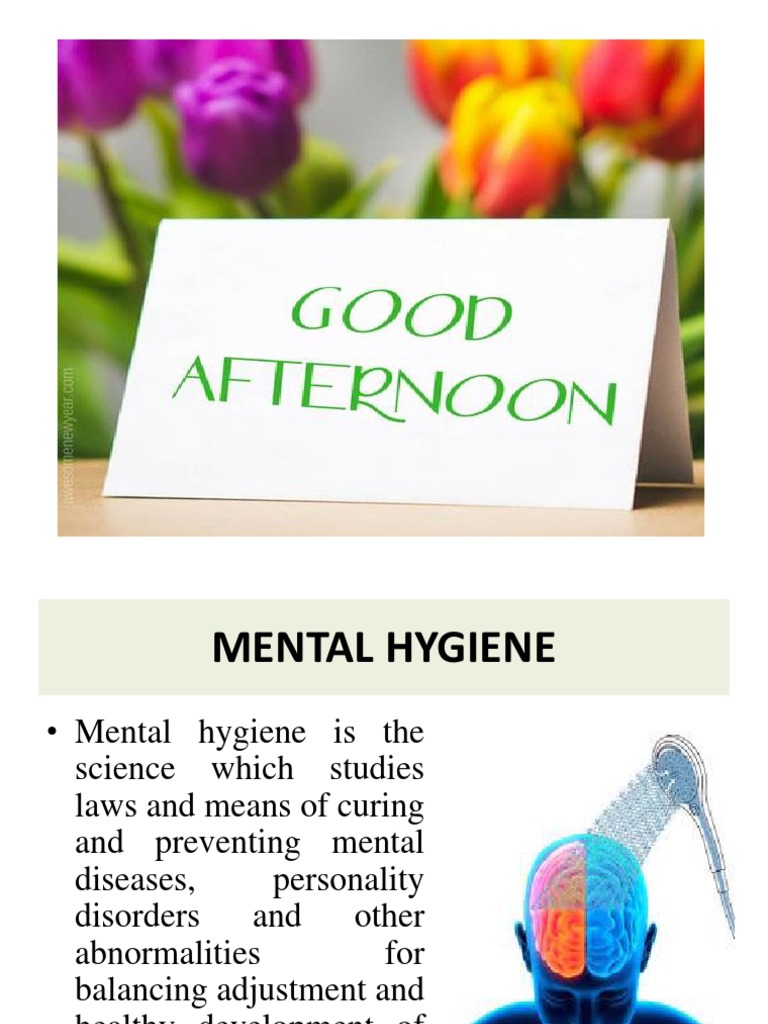 Mental Hygiene and Mental Health | PDF | Mental Disorder | Psychotherapy