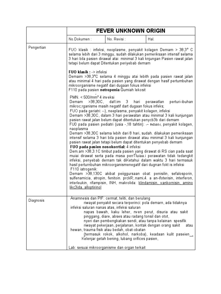 Fever Unknown Origin PDF