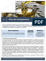 Plus de transparence