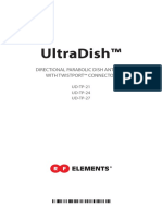 Ultradish™: Directional Parabolic Dish Antenna With Twistport™ Connector