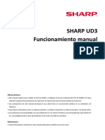 Sharp Ud3 Funcionamiento Manual: Observaciones