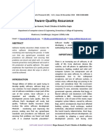 Software Quality Assurance: Importance of Sqa