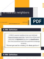 K-Nearest Neighbors: Dr. Ilham KADI 2020/2021