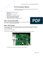 SD Tool Installation Manual: Step 1. Console Disassembly